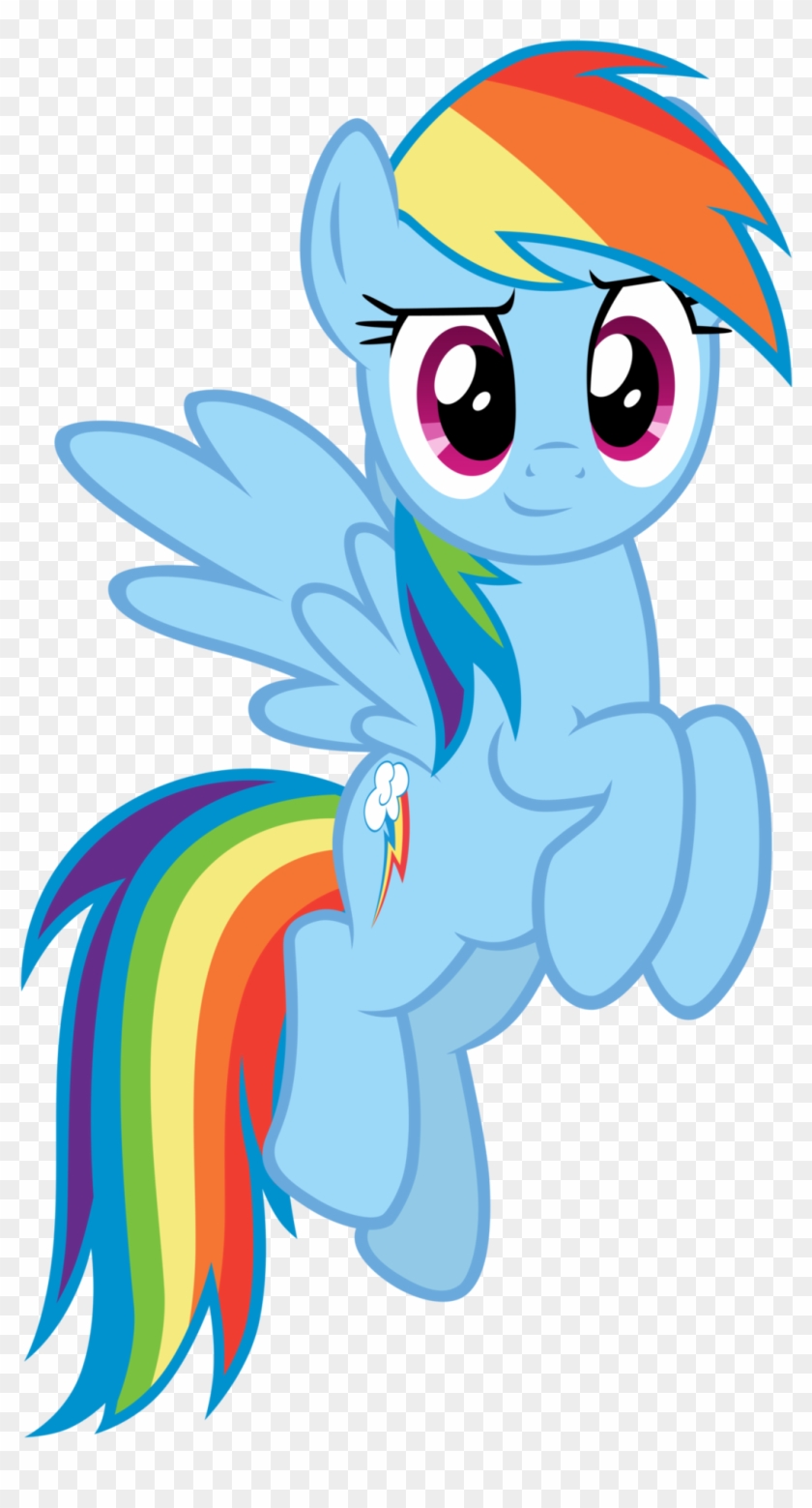 Fanmade Rainbow Dash Confident Vectorpng - Rainbow Dash #549135