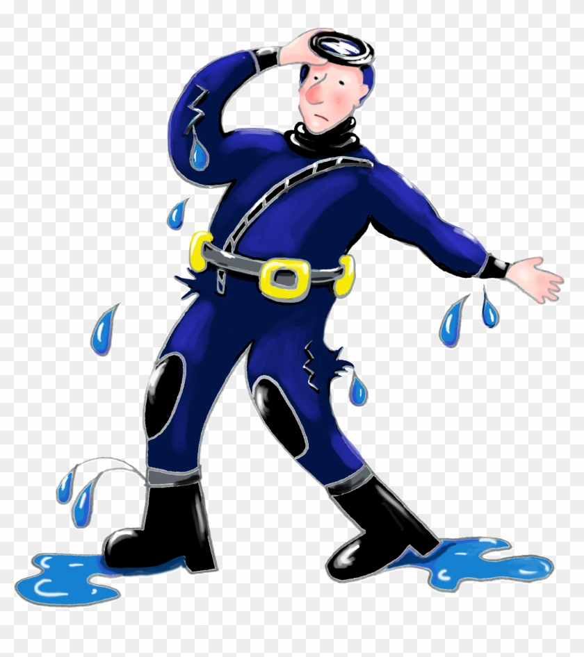 Make Sure Your Suit Is Dry - Drysuit Cartoon #549162