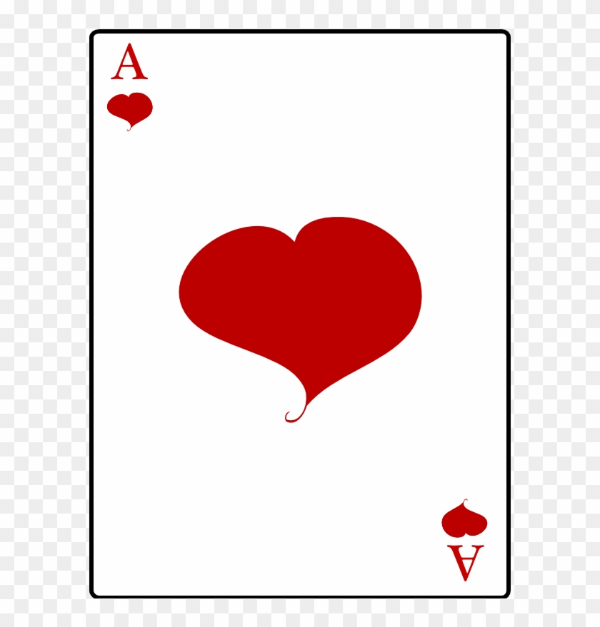 Ace Of Hearts Playing Card - Heart #549185