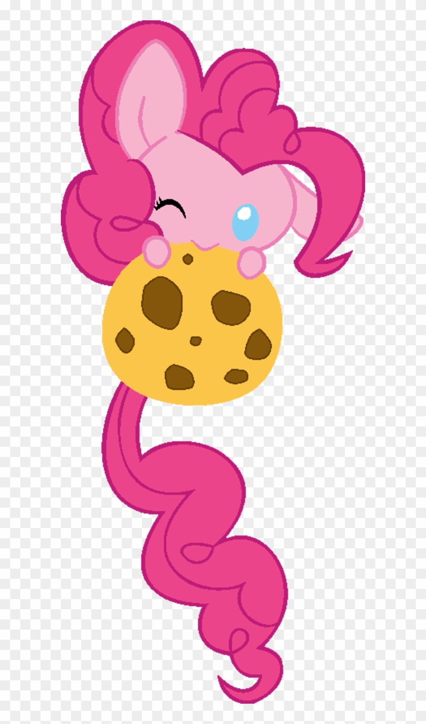 Pinkie Pie Rarity Rainbow Dash Applejack Flower Pink - Pinkie Pie Eating A Cookie #549200