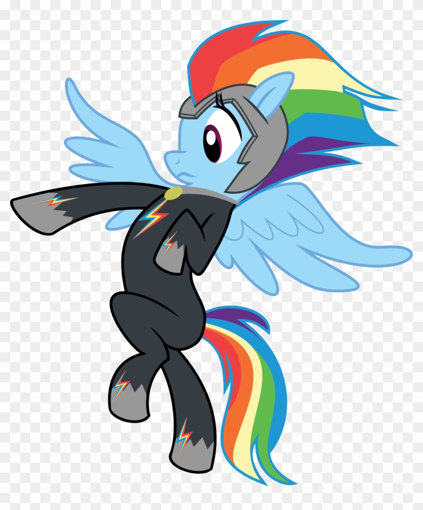Finest Spoiler Power Ponies Rainbow Dash By Lewinibo - My Little Pony Power Ponies Rainbow Dash #549210