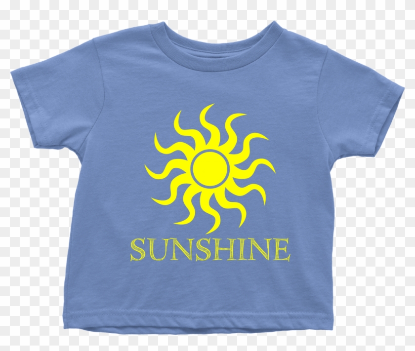 Sunshine T-shirt Infant/toddler - Sun Symbol On Black Background #549304
