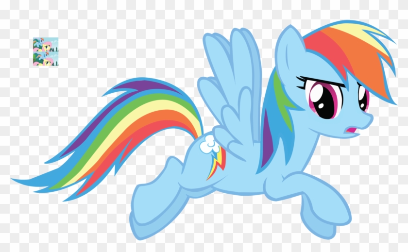 My Little Pony Drawing Rainbow Dash Flying - Mlp Rainbow Dash Flying #549335