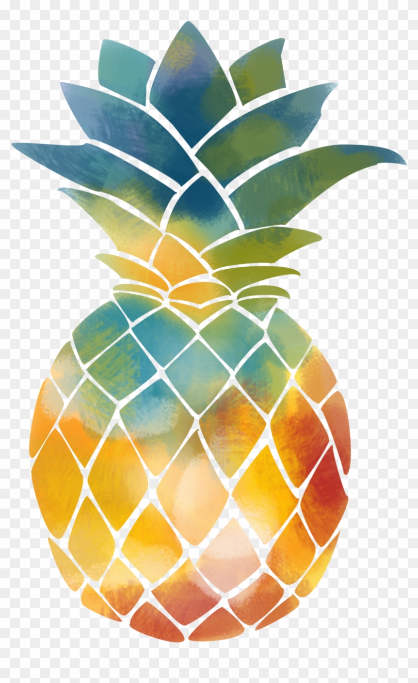 Pineapple Vector Png 54726 - Pine Apple Water Color Png #549444