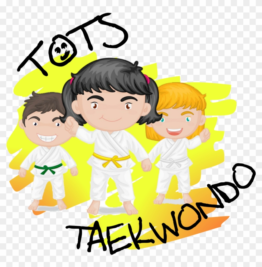 Tots Tkd Logo Clear Background - Cartoon #549482
