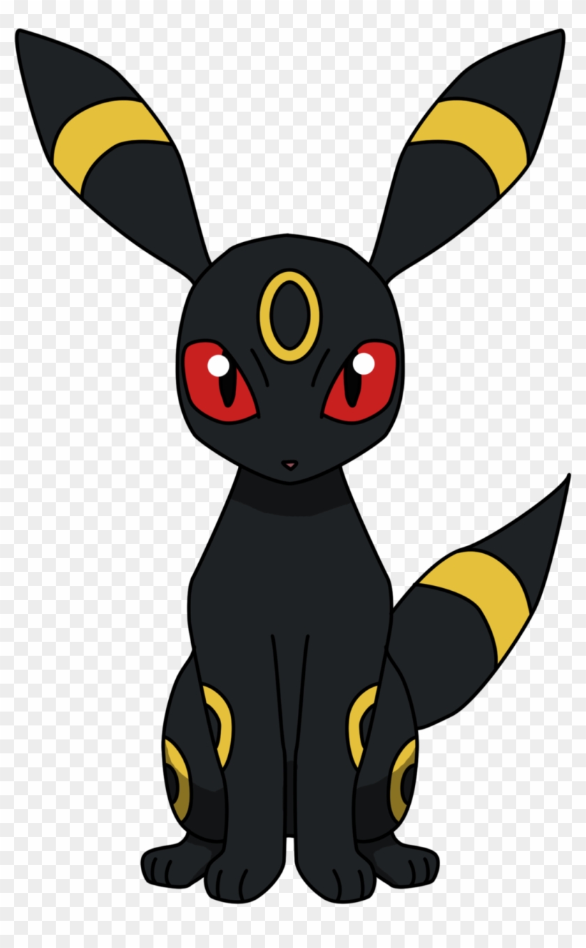 Umbreon Sitting Png By Proteusiii - Umbreon Png #549541