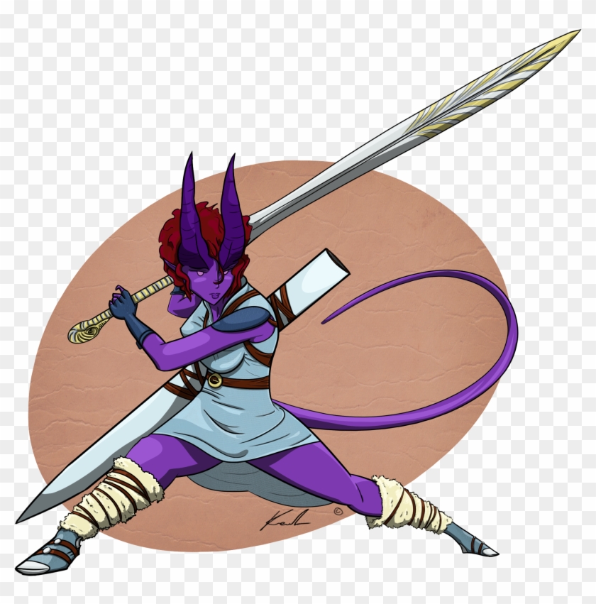 Tiefling Warrior By Kevlarshock Tiefling Warrior By - Tiefling #549642