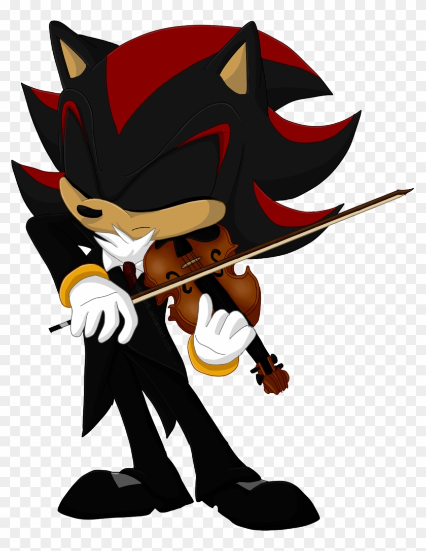 Shadow Violin By Shadow-dancer6 - Shadow The Hedgehog Playing Guitar #549697