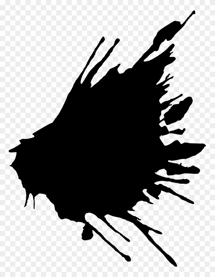 Free Download - Black Ink Splash Png #549754