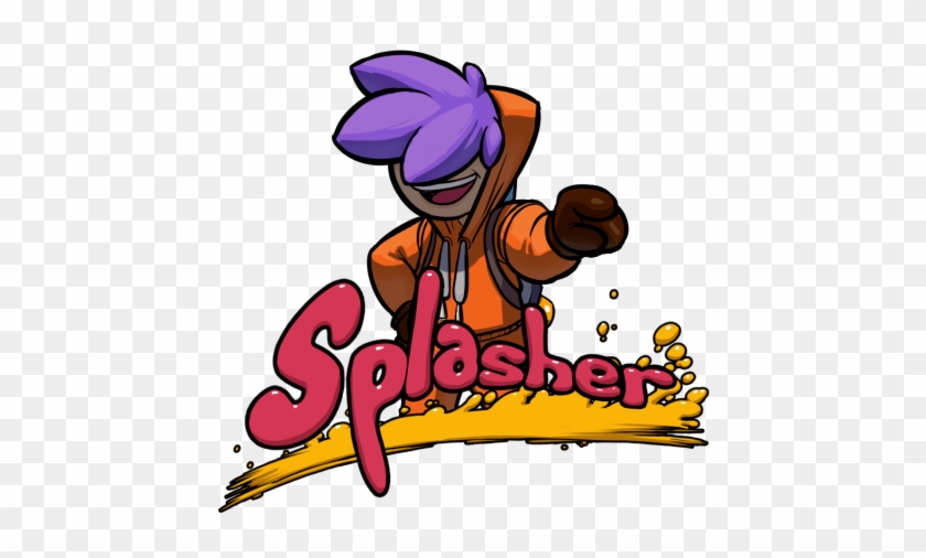 Challenging 2d Platformer Filled With Humor And Surprises - Splasher Logo #549761