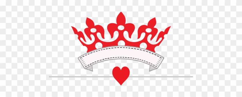 Crown With Hearts - Queen Of Hearts Logo #549910