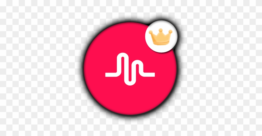 Visit Free Musically Crown To Increase Your Social - Musical Ly Logo With Crown #549922