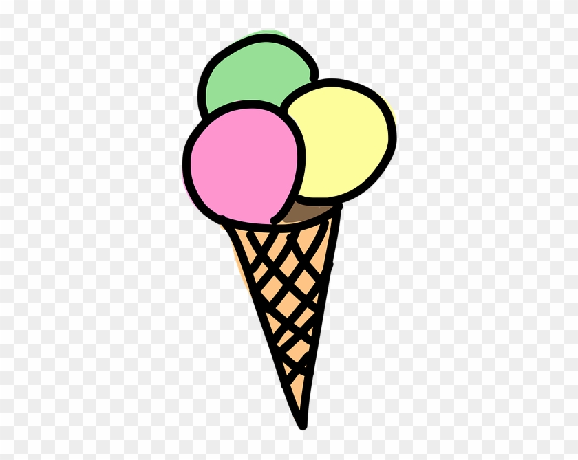 Ice Cream Cone Clip Art 25, - Ice Cream #549932