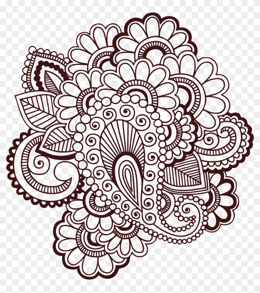 Henna Tattoo Clip Art - Henna Tattoo Clip Art #549938