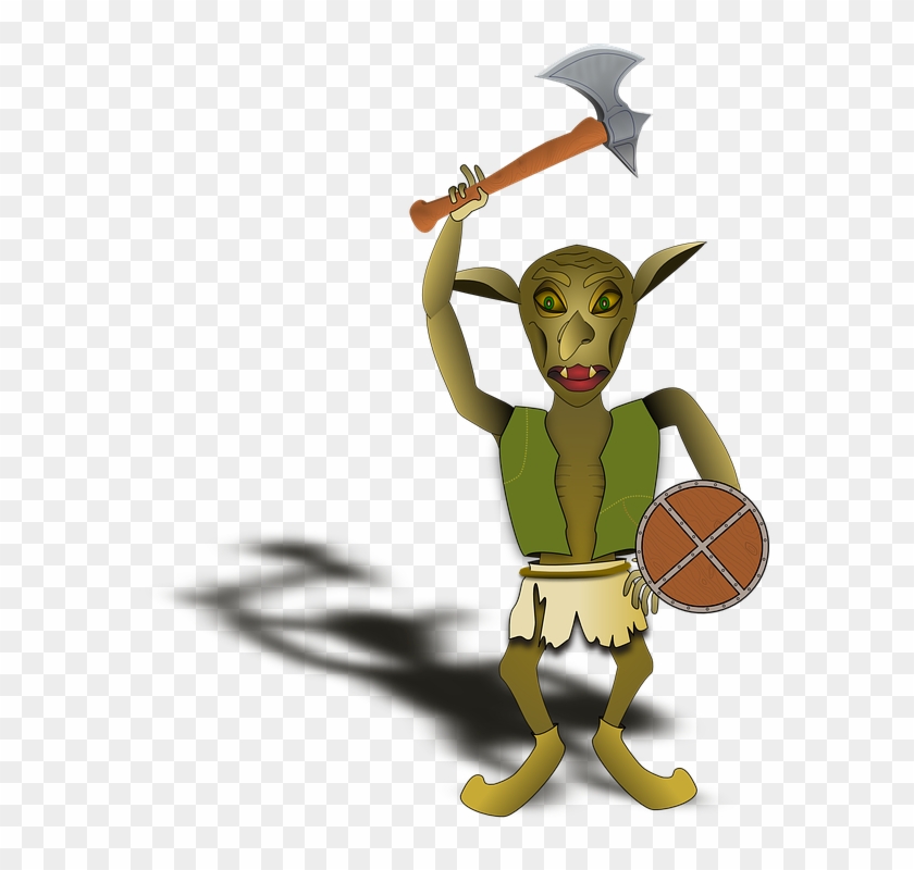 Free Goblin Warrior - Cartoon Goblin Png #550002