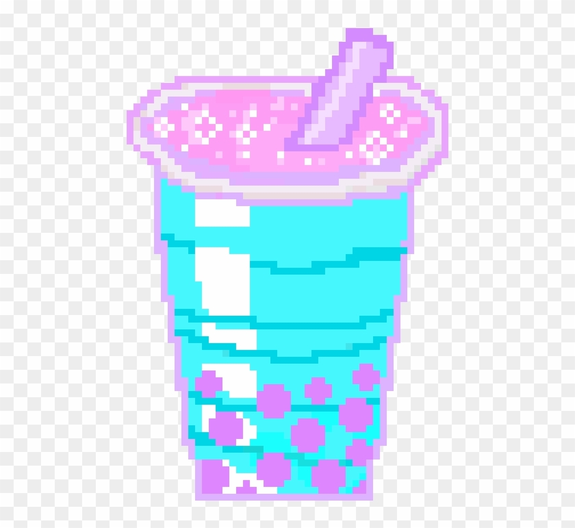 Bubble Tea - Bubble Tea Pixel Art #550056
