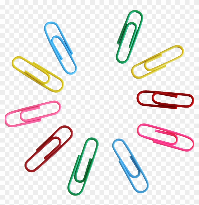 Paper Clip Adhesive Tape Binder Clip Office Supplies - Colorful Paperclips #550142