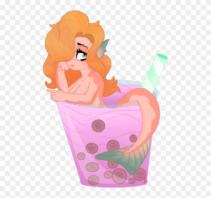 Bubble Tea Fishu By Smolghostpone - Cartoon #550144