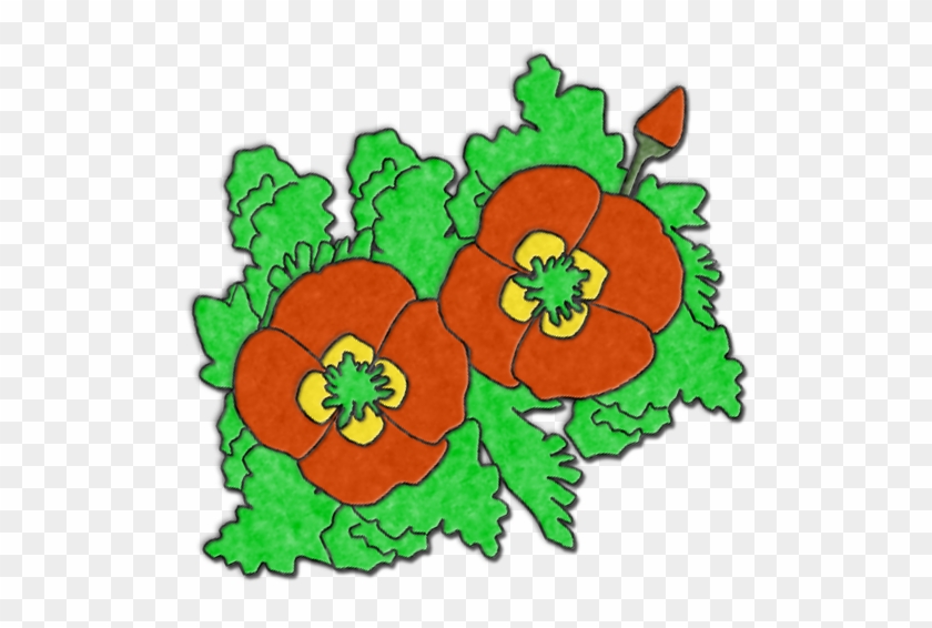 Felted-poppies - Poppy #550580