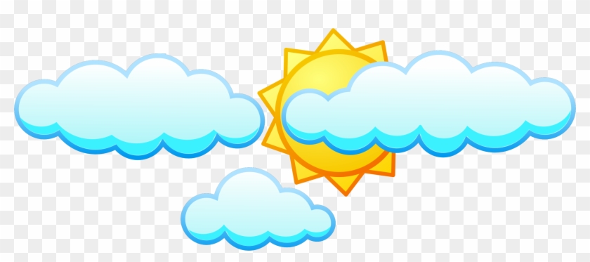 Clipart Clipart Of Sun And Clouds - Clip Art #550624