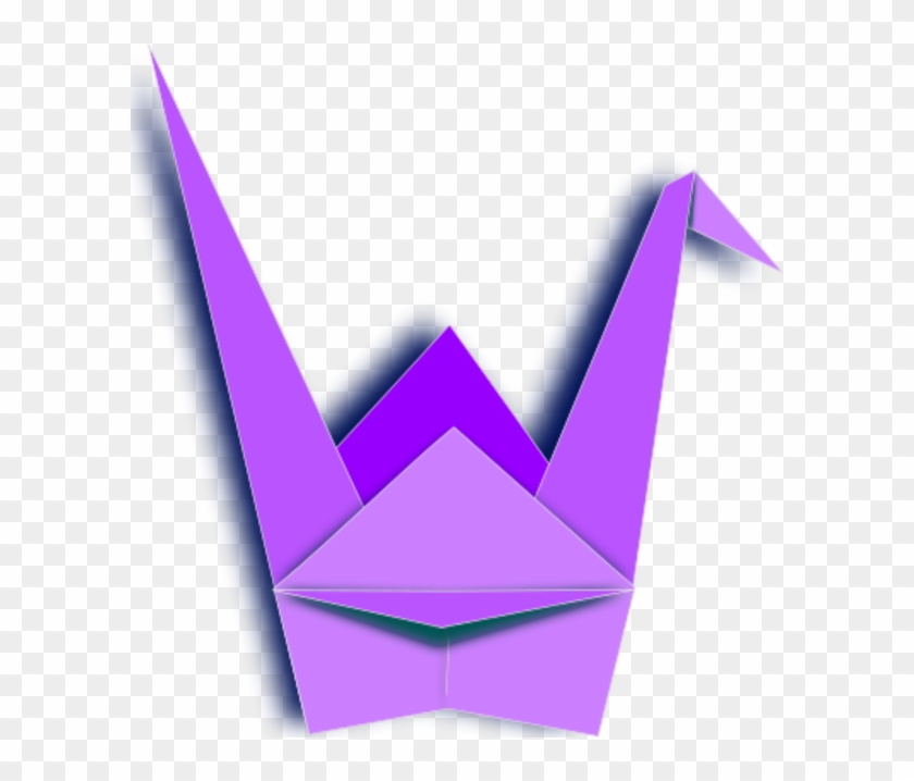 Paper Crane Vector Clip Art - Paper #550659