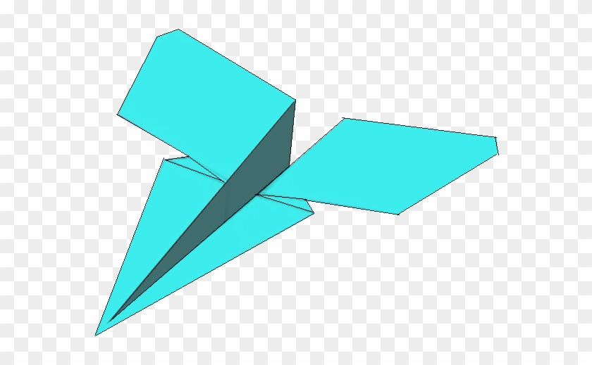 Simple Paper Airplane - Marlin Paper Airplane #550661