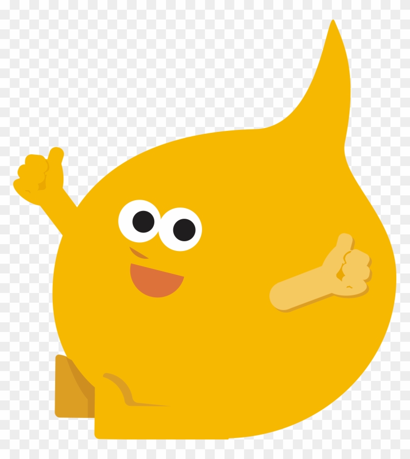 This Is A Sticker Of Bunceeman Giving A Thumbs Up - Thumb Signal #550710