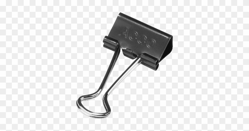 Binder Clip Png - Acco Black/silver Small Binder Clips #550909