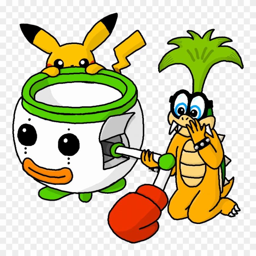 Pikachu And Iggy By Randomouscrap - Ssb4 Pikachu #550933