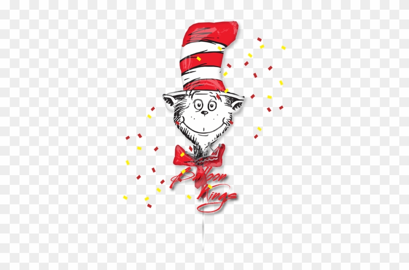 Dr Seuss Cat - Dr Seuss Birthday Party Balloon Decoration Kit #551056