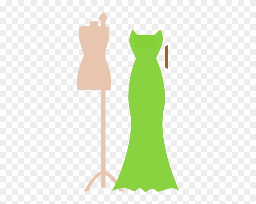 Green Dress Clipart #551103