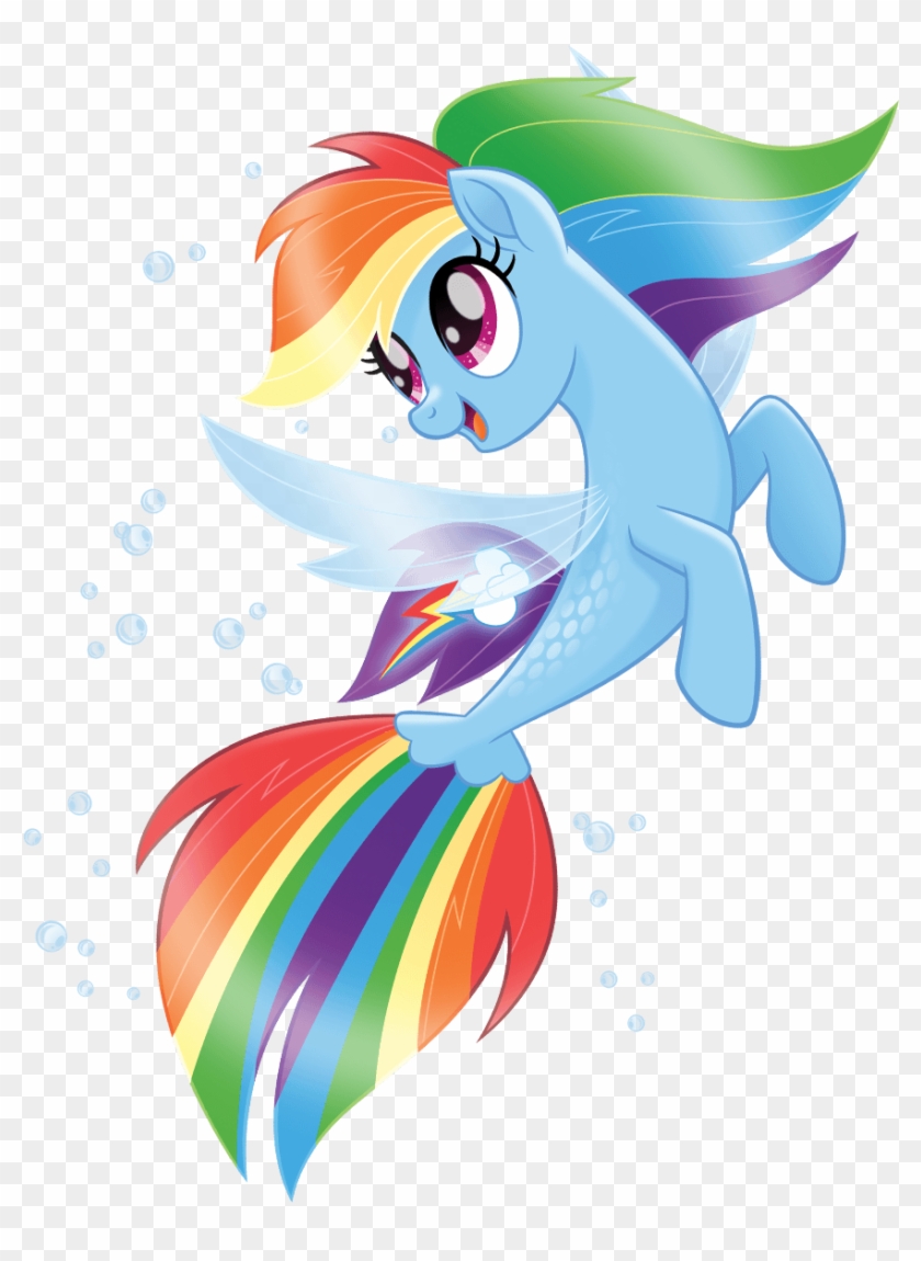Мой Маленький Пони В Кино - Sea Pony Rainbow Dash #551112