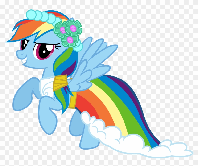 Rainbow's Bridesmaid Dress - My Little Pony Rainbow Dash Dress #551123