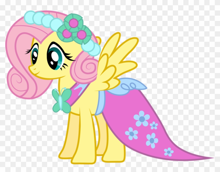 Bridal Fluttershy By Mowza2k2 - My Little Pony Fluttershy Coloring Pages #551140