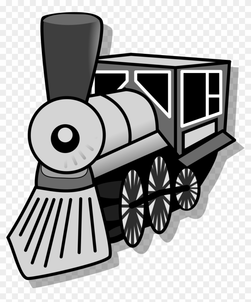 Open - Train Clip Art #551160