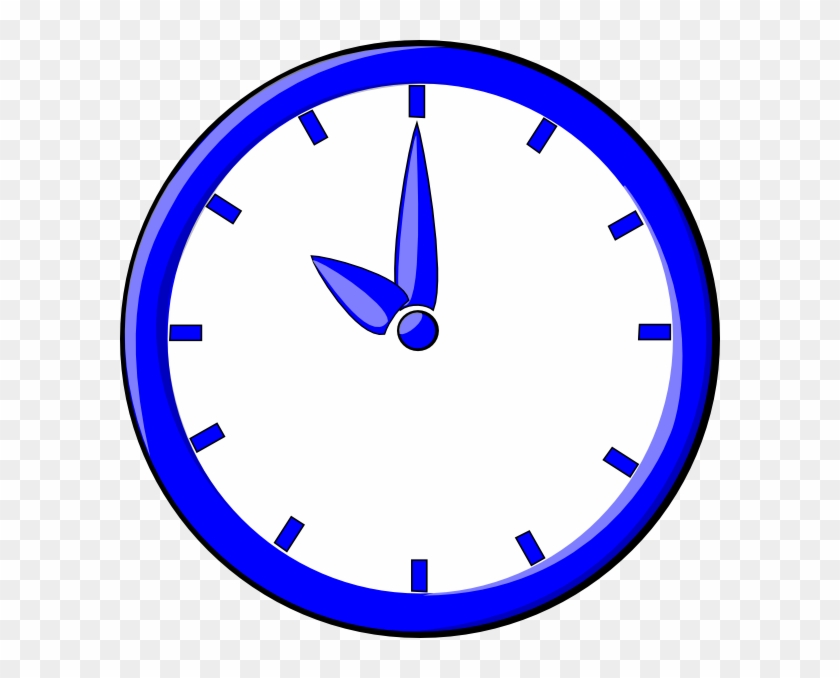 Huck - Clipart - Blue Clock Clipart #551267