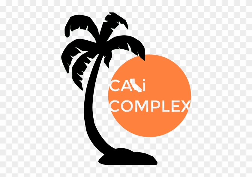 California Lifestyle Brand - Palm Trees Clipart Black And White #551301