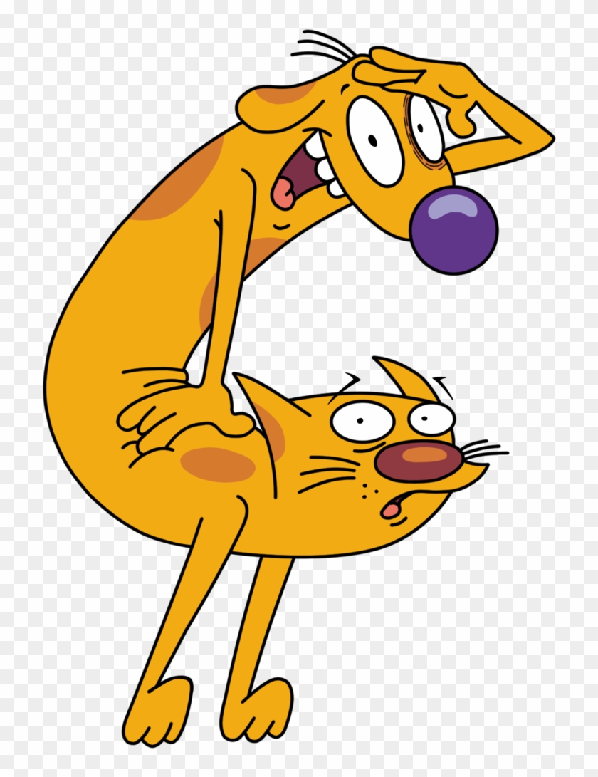 Dog Cartoon Television Show Animation - Cat And Dog Show - Free Transparent  PNG Clipart Images Download