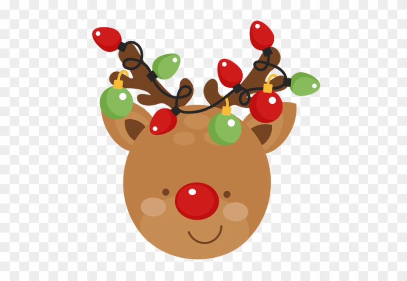 Imagenes Clipart De Renos Tiernos - Cute Christmas Reindeer Clipart #551523