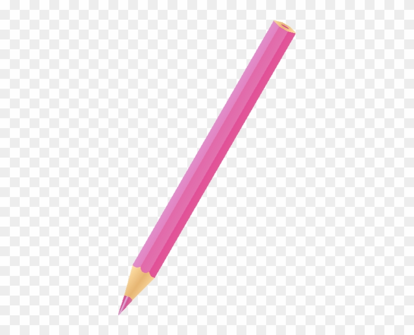 Color Pencil Pink Vector Icon - Fountain Pen #551634