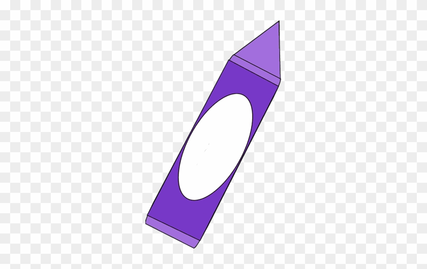 Purple Clipart Crayon - Purple Crayon Clip Art #551638