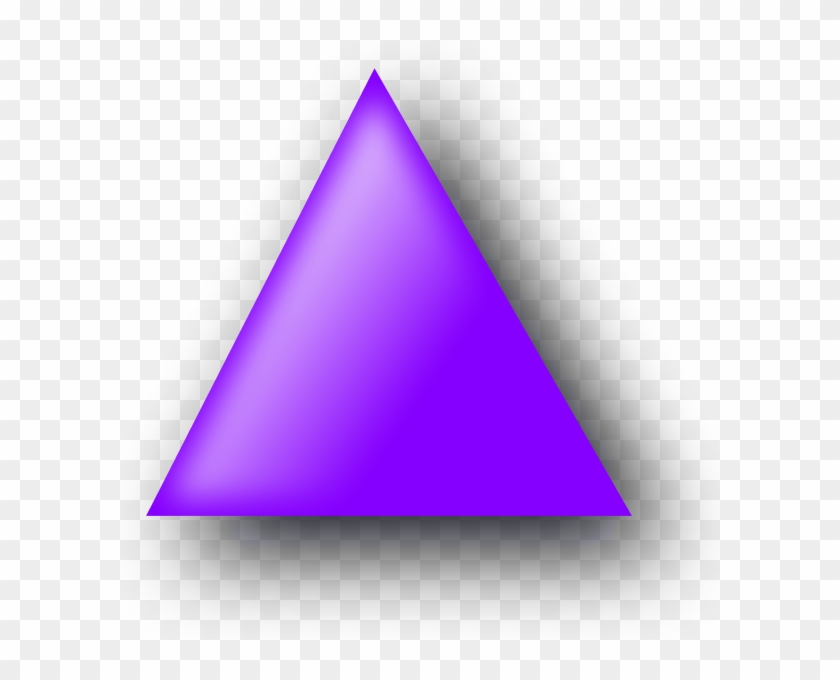 Triangle Clipart Purple - Triangle #551649