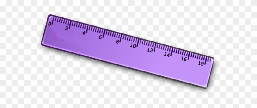 Purple Clipart Ruler - Purple Ruler Clipart #551654