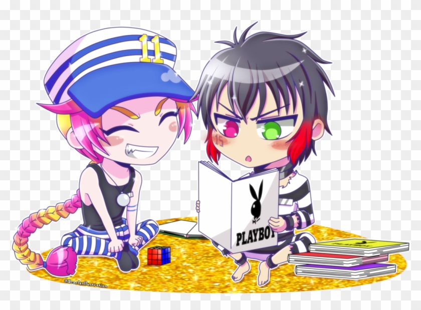 Nanbaka Uno And Jyugo By Scarletilustration - Nanbaka Jyugo Chibi #551774
