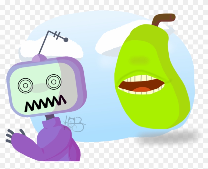 Scary Pear Run By Ninablackcat103 - Cartoon #551848