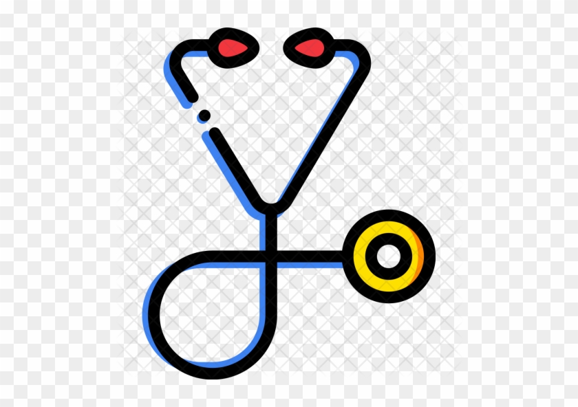 Stethoscope, Measure, Heart, Beat, Pulse, Heartbeat - Stethoscope Icons #551942