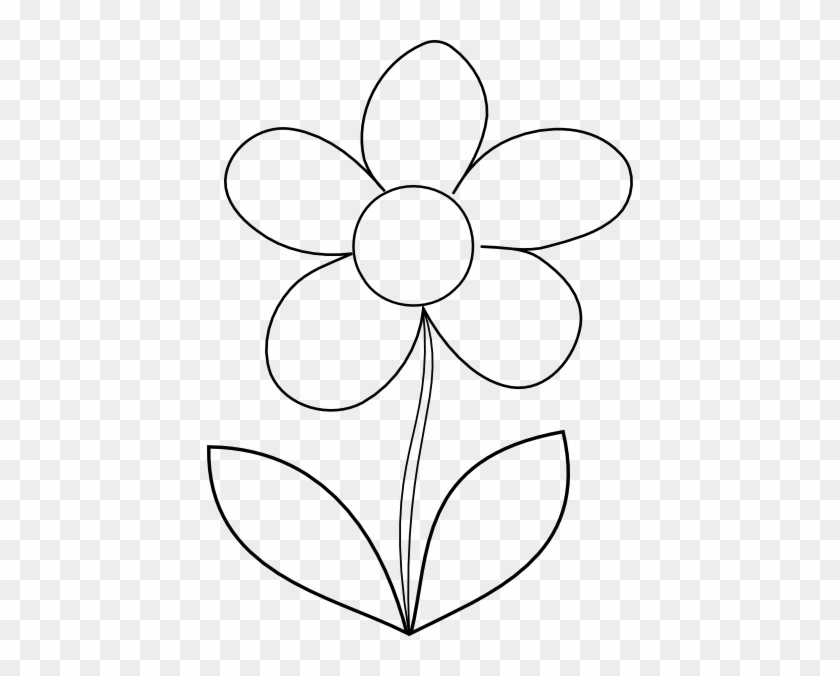 Clear Flower Clip Art - Free Printable Flower Template #552021