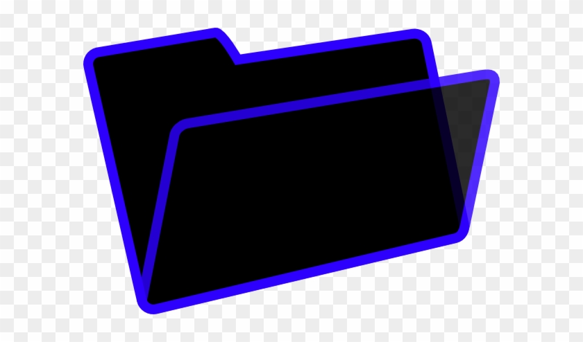 Dark Blue Folder Icon #552052