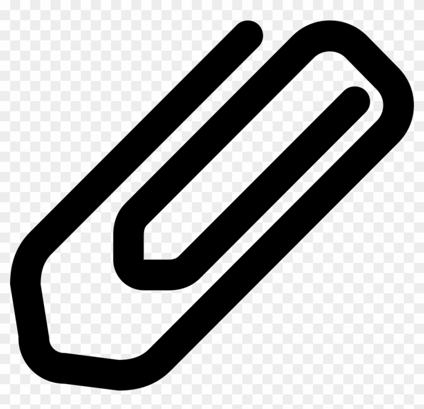 Shaped Paper Clip Comments - Png Appendix Icon White #552093