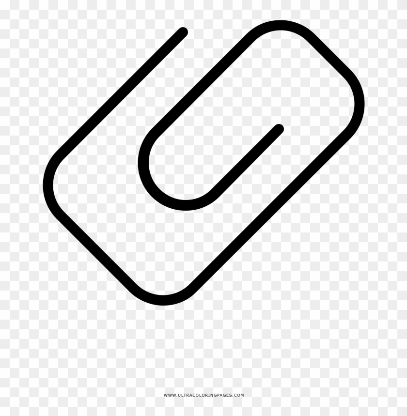 Paper Clip Coloring Page - Coloring Book #552097